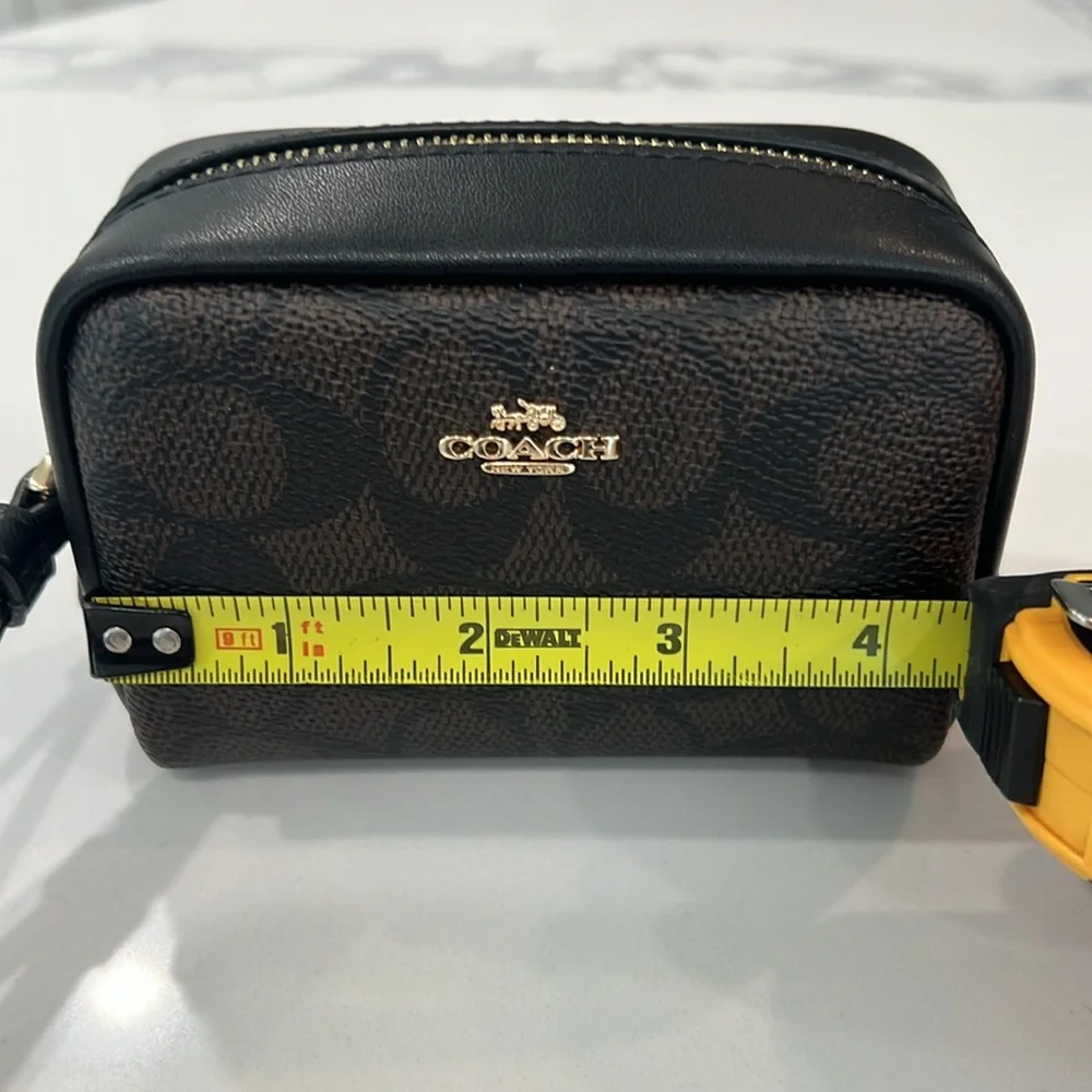 Coach Black and Brown Wristlet - Picture 10 of 13